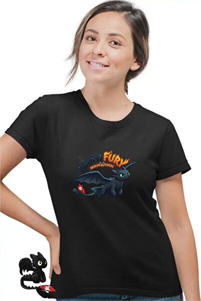 OEM Tricou Femei Night Fury Toothless How to train your dragon