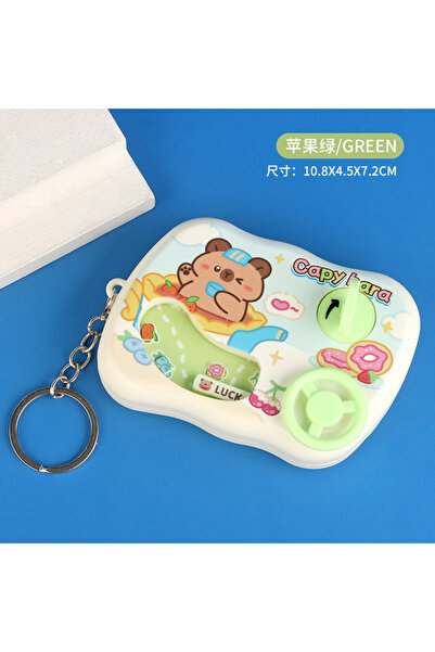 Choice4 E Mini Car Adventure Game Console Steering Wheel Keychain Pendant