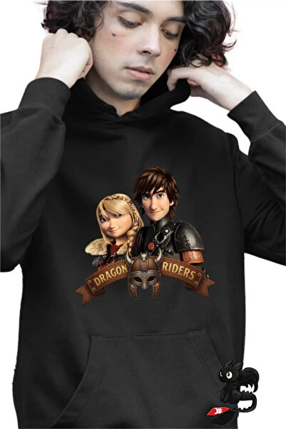 OEM Παιδικό Φούτερ για Αγόρια - Οδηγοί Δράκων: Χίκαπ, Άστριντ - Πώς να εκπαιδ...