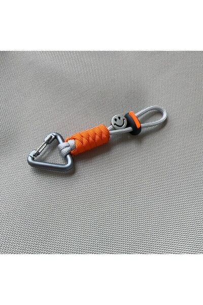 Choice3 orange Aluminum Alloy Lanyard Key Chain Hiking Buckle Outdoor Water C...