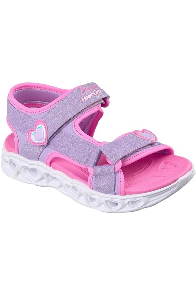 SKECHERS Σανδάλια  "Heart Lights " - "Sugar", Μωβ, Παιδικά