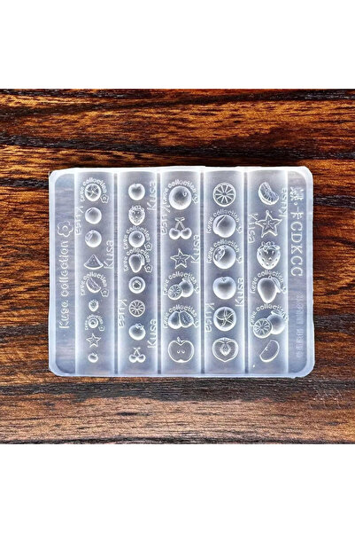 Choice 1 3d Nail Charms Making Craft Tools Fruit Silicone Nail Molds Home Res...
