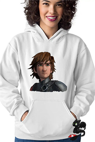 OEM Γυναικείο Φούτερ με κουκούλα Hiccup Βίκινγκ Αναβάτης Δράκων Πώς να εκπαιδ...