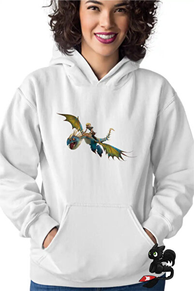 OEM Γυναικείο Φούτερ με κουκούλα Δράκος Άστριντ Πώς να εκπαιδεύσετε τον δράκο...