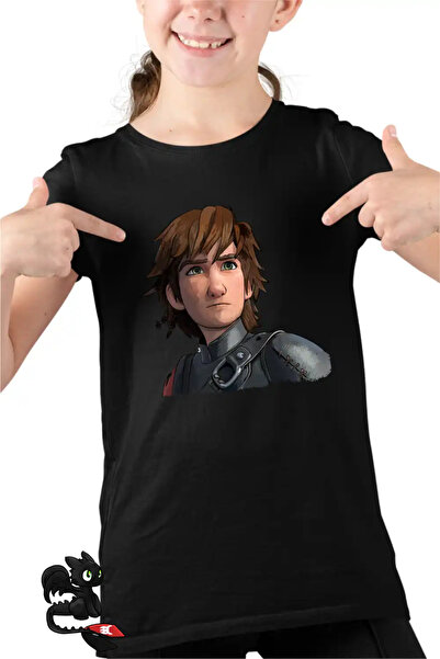 OEM Tricou Copii Fete Hiccup Viking Dragon Rider How to train your dragon