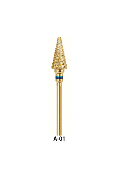 Choice17 GOLD-A-01 قطعة واحدة من رأس حفر الأظافر المصنوع من كربيد التنجستن ال...