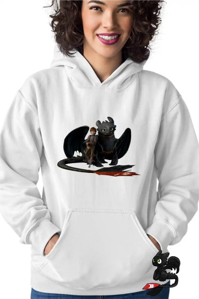 OEM Γυναικείο Φούτερ με κουκούλα Χίκαπ Αδόντης Πώς να εκπαιδεύσετε το δράκο σας