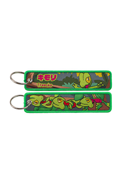 Choice 5 Cute Anime Game Embroidery Key Fobs Cartoon Monster Key Tags Keychai...