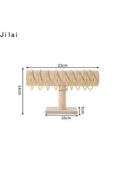 Choice1 YELLOW Jilai Flannel Single-layer Bracelet Rack Jewelry Watch Bracele...