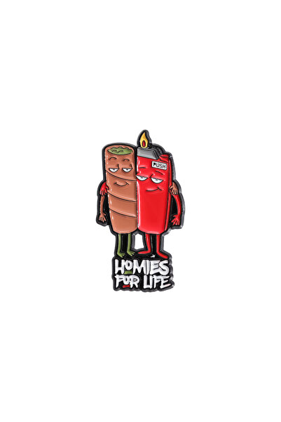 Choice QHXZ820 أفضل دبابيس المينا المخصصة، بروشات HOMIES FOR LIFE، شارات طية ...