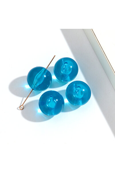 Choice7 20mm-10pcs blue 10pcs/lot Neon Transparent 20MM Big Round Acrylic Loo...