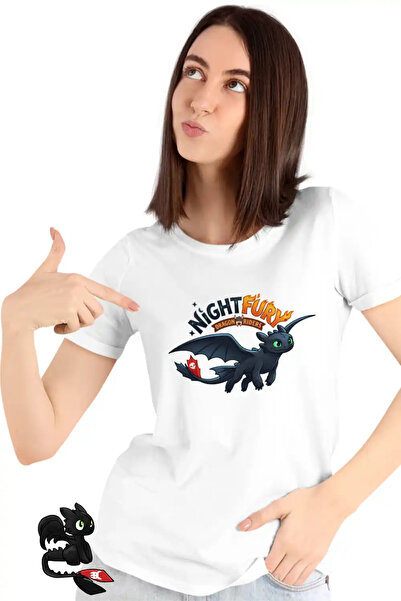 OEM Tricou Femei Night Fury Toothless How to train your dragon