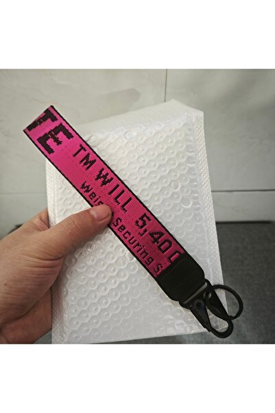 Choice6 Dark purple Trendy Punk Street Style Cream White Canvas Wristlet Keyc...