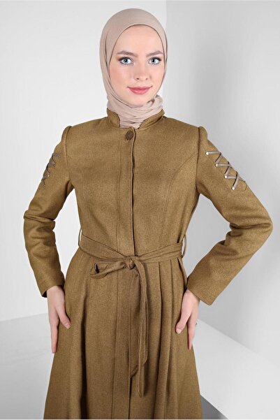 Alvina ΠΑΛΤΟ ΜΕ ΛΕΠΤΟΜΕΡΗ ΔΑΝΤΕΛΑ 10833