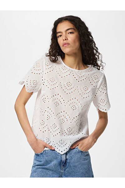 PIECES Μπλούζα με κοντά μανίκια PCVILDE