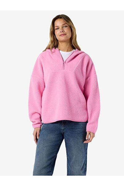 Noisy May Fleece cu jumătate de fermoar NMCOZY