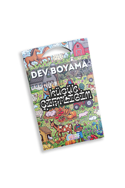 EGEV ÇOCUK Küçük Çiftliğim - Dev Boyama Kağıdı (100x70 cm) - Çocuklar İçin Eğ...