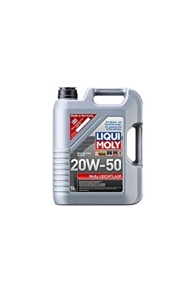 Liqui Moly 20W50 Mineral Motor Yağı MoS2li LEICHTLAUF 4 Litre (21358)