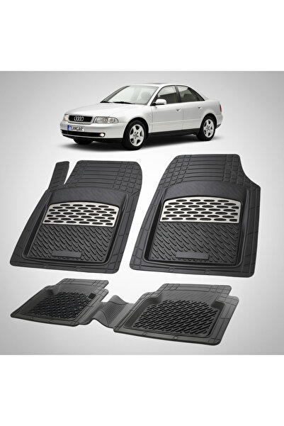 TEAMCAR Συμβατά πατάκια δαπέδου για Audi A4 B5 8D 1994-2001 |   Ασήμι