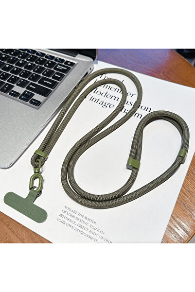 Choice5 Deep Green Colorful Adjustable Long Lanyard for Mobile Phone Candy So...