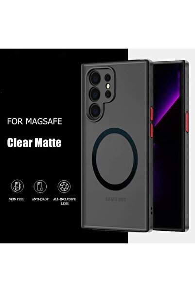 Choice10 حافظة هاتف مغناطيسية سوداء لـ S24 ULTRA متوافقة مع S25 S24 S23 S22 S...