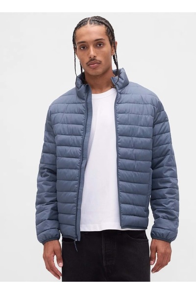 GAP 790583 Χαλαρό παλτό ψυχρής προστασίας που φουσκώνει, Ανδρικό παλτό ΜΠΛΕ