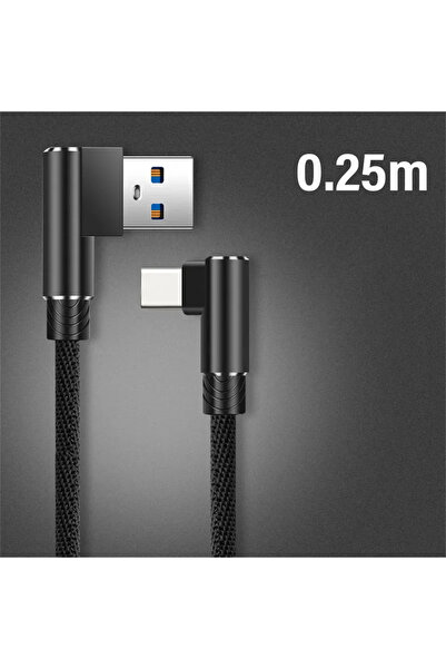 Choice3 كابل شحن سريع من VIKEFON بطول 0.25 متر، 40 واط، 5 أمبير، من USB إلى T...