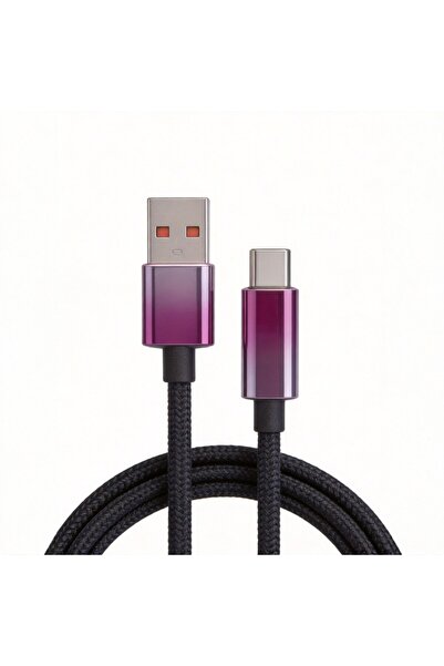 Choice كابل شحن سريع USB-A إلى Type-C بطول 1 متر مع شاشة رقمية، كابل شحن سريع...