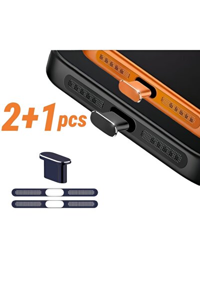 Choice3 طقم شبكي معدني جديد لحماية السماعات من الغبار وسدادات غبار (3 قطع) با...