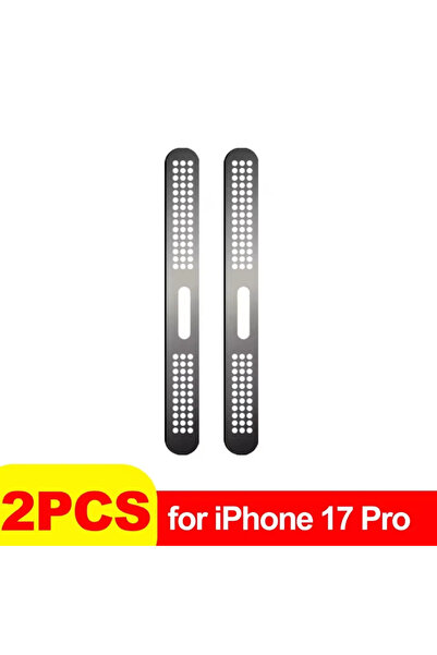 Choice11 2X-Black-17 Pro ملصق شبكي معدني مقاوم للغبار لفتحة سماعة الأذن لهاتف...