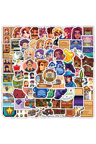 Choice 100Pcs 100Pcs Stardew Valley Graffiti Stickers Water Bottle Laptop Pho...