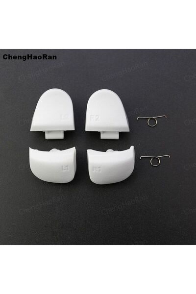 Choice16 مجموعة أزرار الكتف الزنبركية (L1 R1 L2 R2) باللون الأبيض من ChengHao...