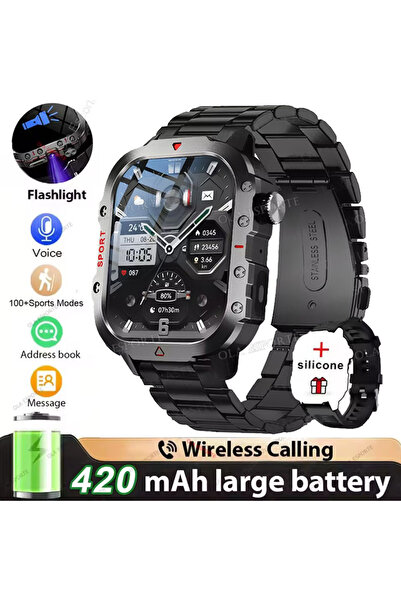 choice2 Smartwatch 1.81 Bk22Szstrap 2026 New Smart Watch Men IP68 5ATM Outdoo...