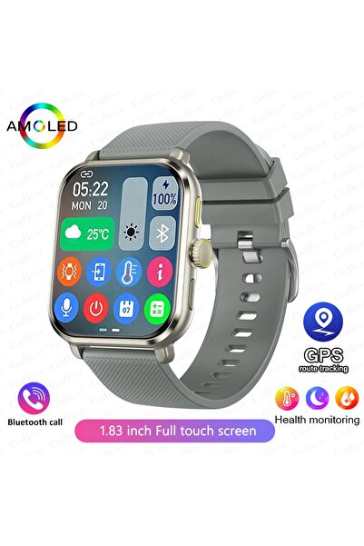 Choice4 Grey Tape 2026 New AMOLED Smart Watch Women 1.83 inch Blood Sugar GPS...