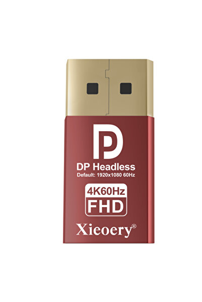 Choice1 محول DisplayPort Dummy Plug EDID Emulator بدقة 4K60Hz - 1080P - محول ...