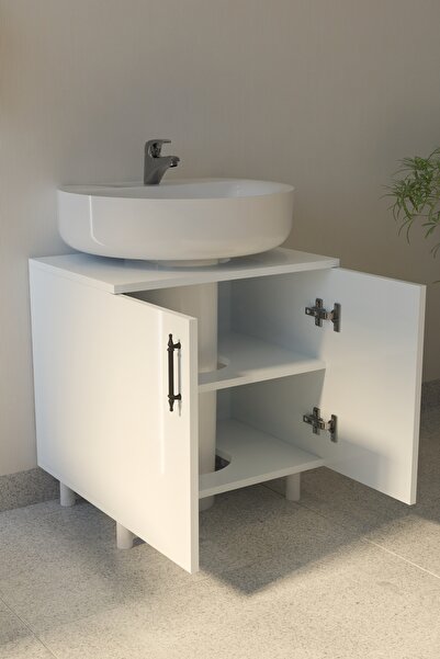 makbulce Sardunya Lavabo Alt Dolabı %100 MDF