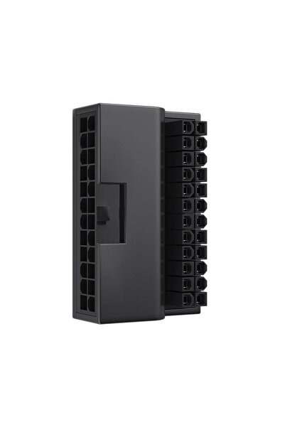 Choice محول كمبيوتر TEUCER أسود اللون ATX 24Pin 90 °   موصل رأس التوجيه لتجمي...