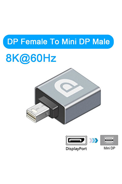 Choice18 1pcs 8K B 8K 4K Displayport To Mini Displayport Adapter Mini DP to D...