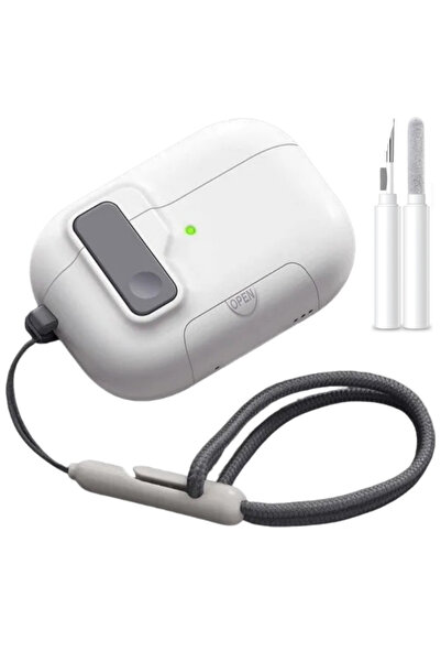 Choice10 غطاء حماية كامل أبيض اللون لسماعات AirPods Pro 3 مع قفل آمن، إصدار ج...