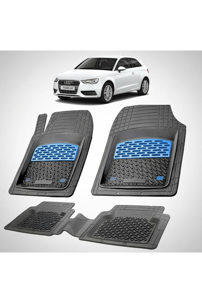 TEAMCAR Audi A3 8V Χάτσμπακ 3-θυρο Συμβατά Πατάκια Δαπέδου 2012-2020 |   Μπλε