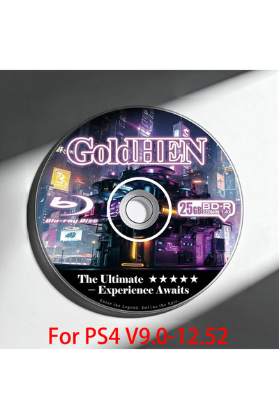 Choice أحدث إصدار 2026 لـ PS4 V9.0-12.52، قرص ذهبي لفك قفل نظام التشغيل (FW) ...