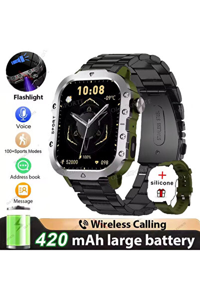 Choice14 Smartwatch 1.81 Gr22BkSzstrap 2026 New Smart Watch Men IP68 5ATM Out...