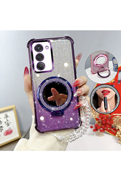 Choice6 Redmi 15 5G 169 Case & Strap Purple Glitter Four-Corner Shockproof Ph...
