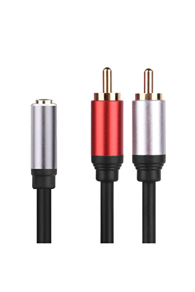 Choice كابل صوت 3.5 ملم إلى 2RCA، محول صوت Y-شكل 3.5 ملم ذكر إلى 2RCA ذكر، سل...