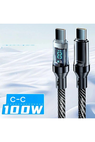 Choice4 كابل USB C بطول 1 متر وقوة 100 واط من HOMEFISH، كابل شحن فائق السرعة ...