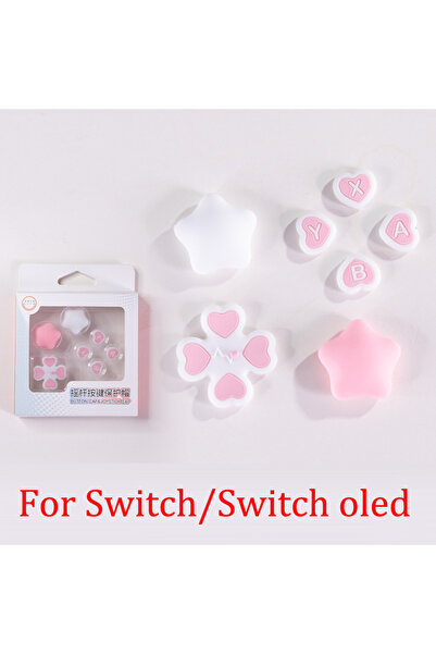 choice2 For Switch-1 Silicone Soft D-pad Joystick Cross Button ABXY Key Stick...