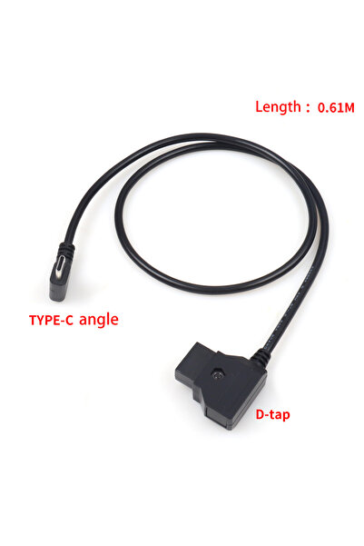 choice2 2ft (black)Straight 【LANO】D-TAP to Type-C Power Cable Battery Power S...