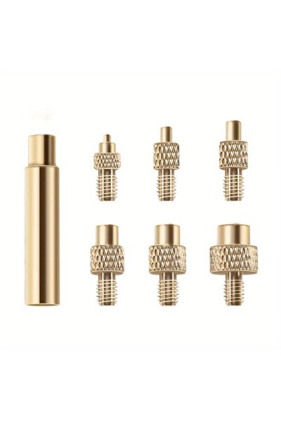 Choice 1 set Heat Insert Nut Iron Tip M2 M3 M4 M5 M6 M8 Brass Thread Embedded...