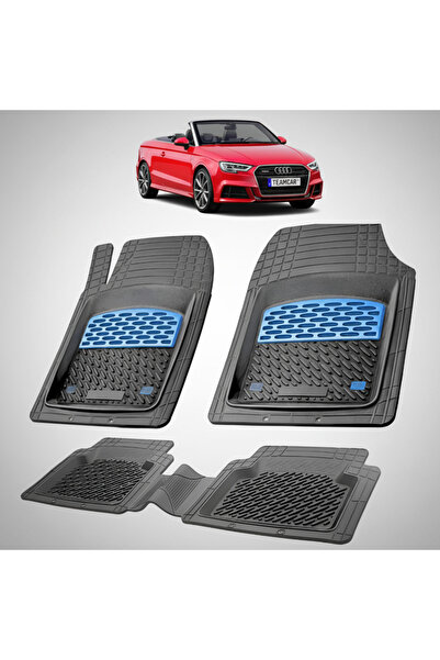 TEAMCAR Συμβατά πατάκια δαπέδου για Audi A3 8V Cabriolet 2014-2020 |   Μπλε