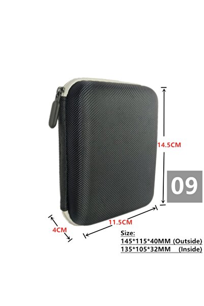 Choice3 09 Data Cable Earphone Hard Drive Carrying Case Bag Storage Organizer...